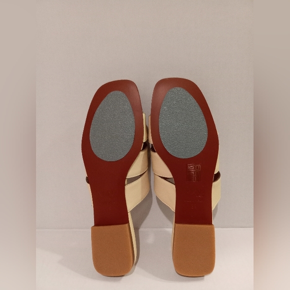 Manu Atelier Slippers Sandals Vanilla 15 Woven Size 39/ US 9 NWOB $355 MSRP - Picture 5 of 12
